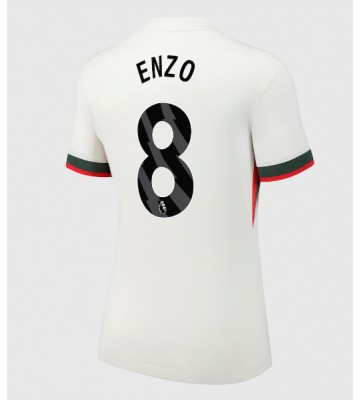 Chelsea Enzo Fernandez #8 Replika Bortatröja Damer 2025-26 Kortärmad